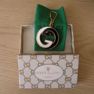 Gucci Vintage Enamel Key Chain